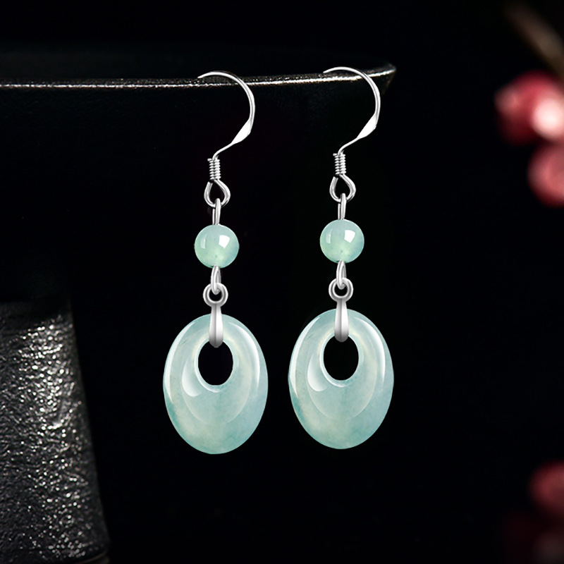 Women'S Accessories Rings - Kolczyki z jadeitu birmańskiego, pierścionki ze