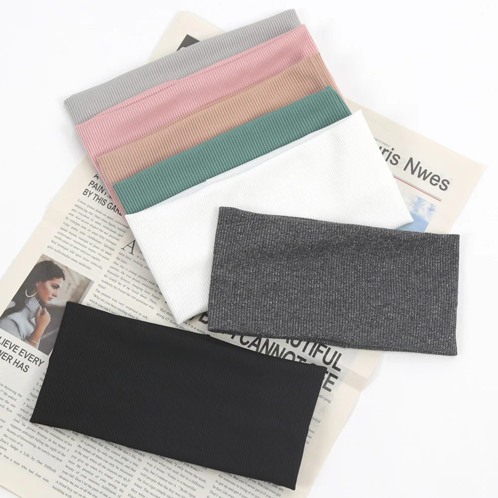 Women'S Yoga Accessories - Damska opaska na głowę w jednolitym