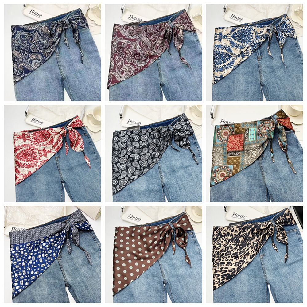 Women'S Jeans Accessories - Imitacja jedwabiu, szal z jedwabiu w