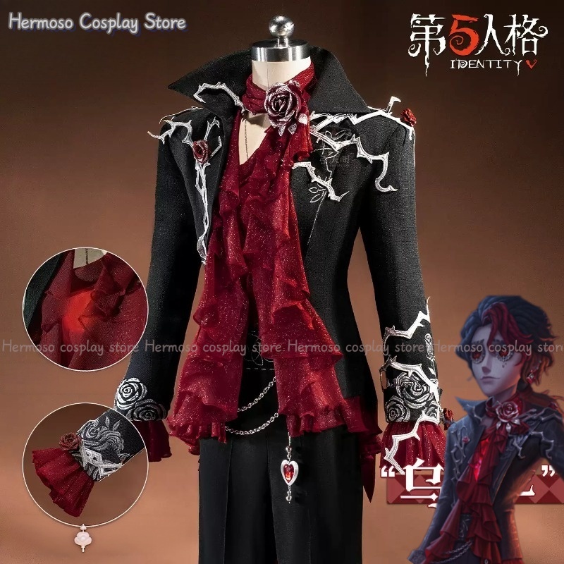 Women'S Red Accessories - Kostium cosplay Identity V Composer Uaithne,