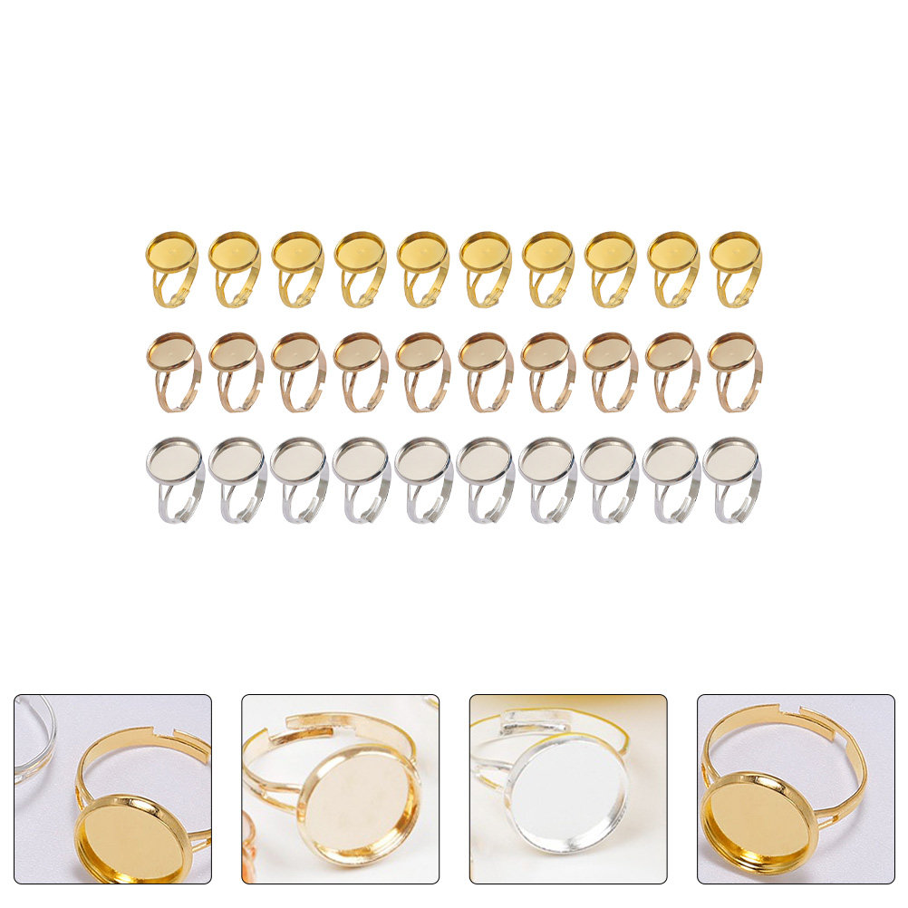 Women'S Accessories Rings - 30 sztuk – podstawy do pierścionków,