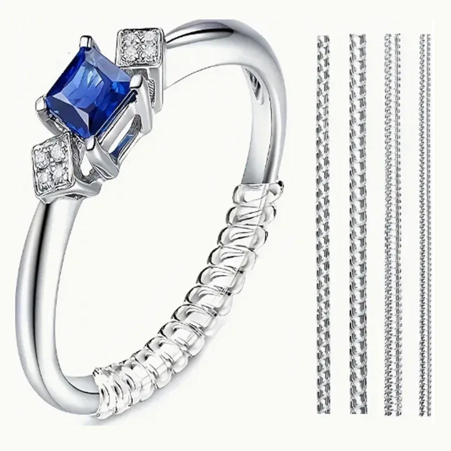 Women'S Accessories Rings - 4/8 szt. - Regulator rozmiaru pierścionka