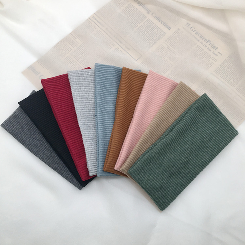 Women'S Yoga Accessories - Jednokolorowe opaski na głowę dla kobiet