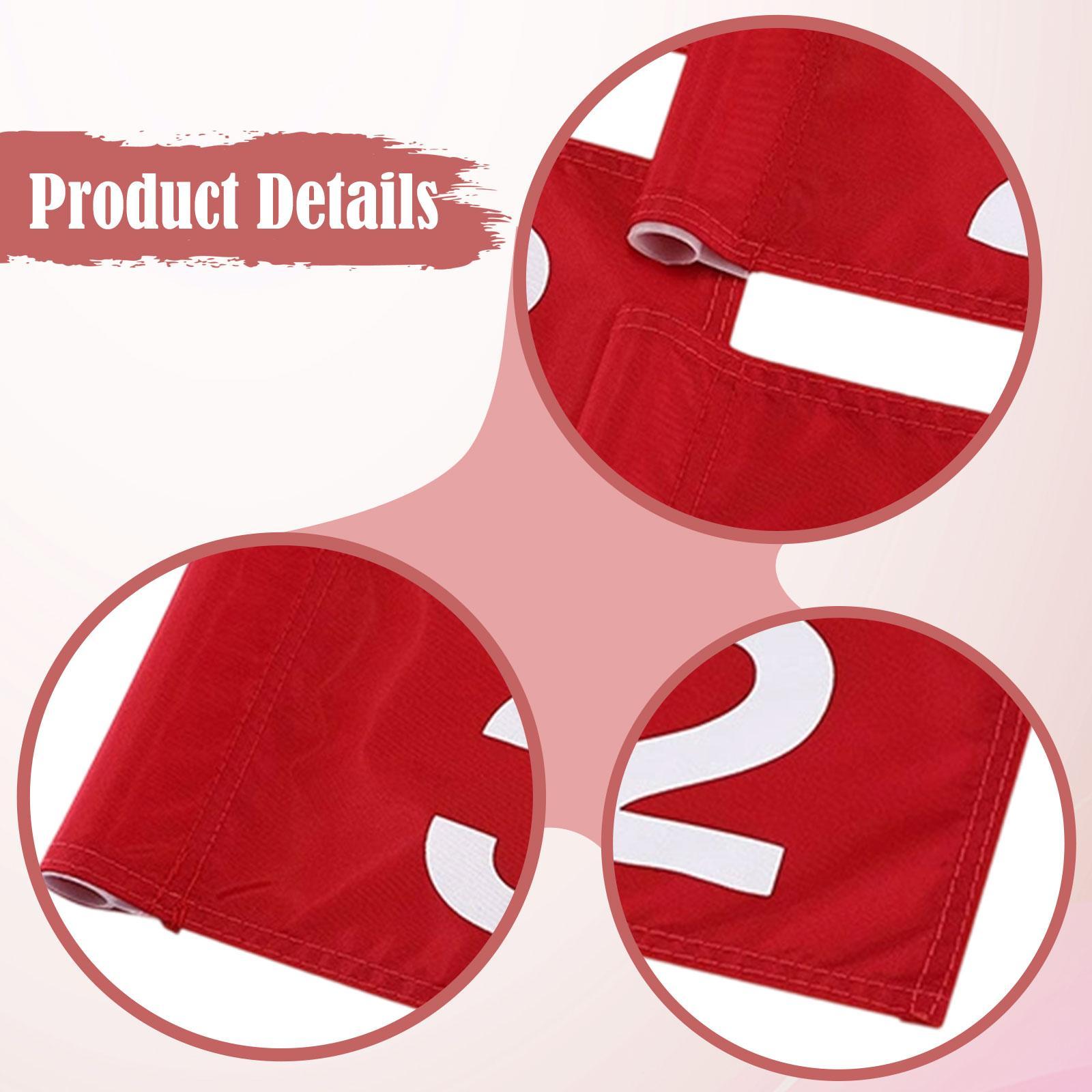Women'S Accessories Target - 4 sztuki flag golfowych z numerami,