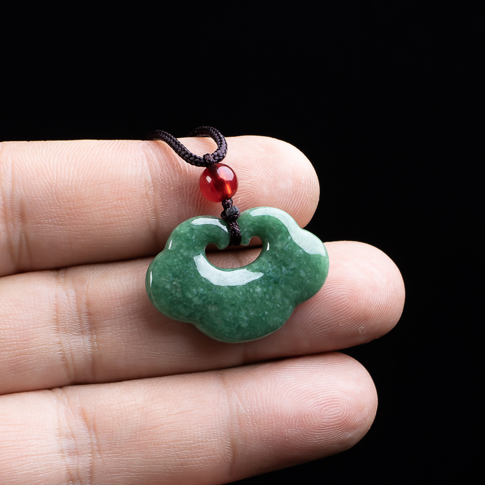 Women'S Accessories Designer - Naturalny jadeit z Miany, wisiorek Ruyi,