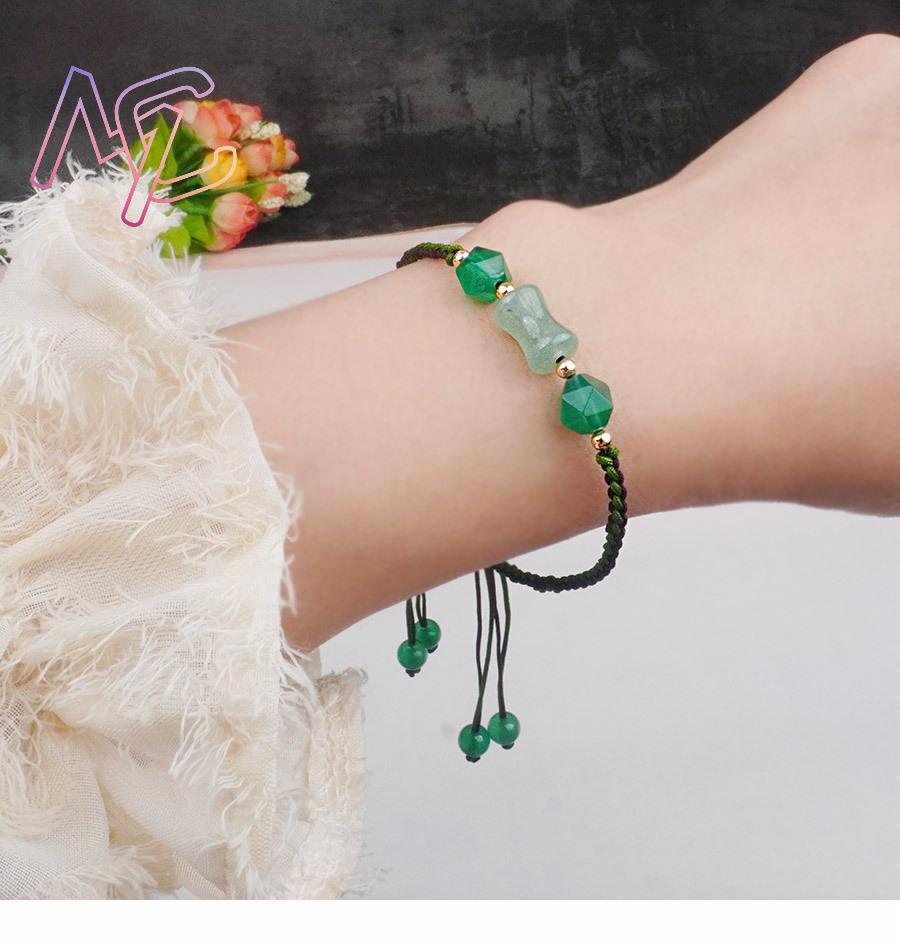 Bransoletki z zielonych, natur – Women'S Accessories Designer recenzja i cena