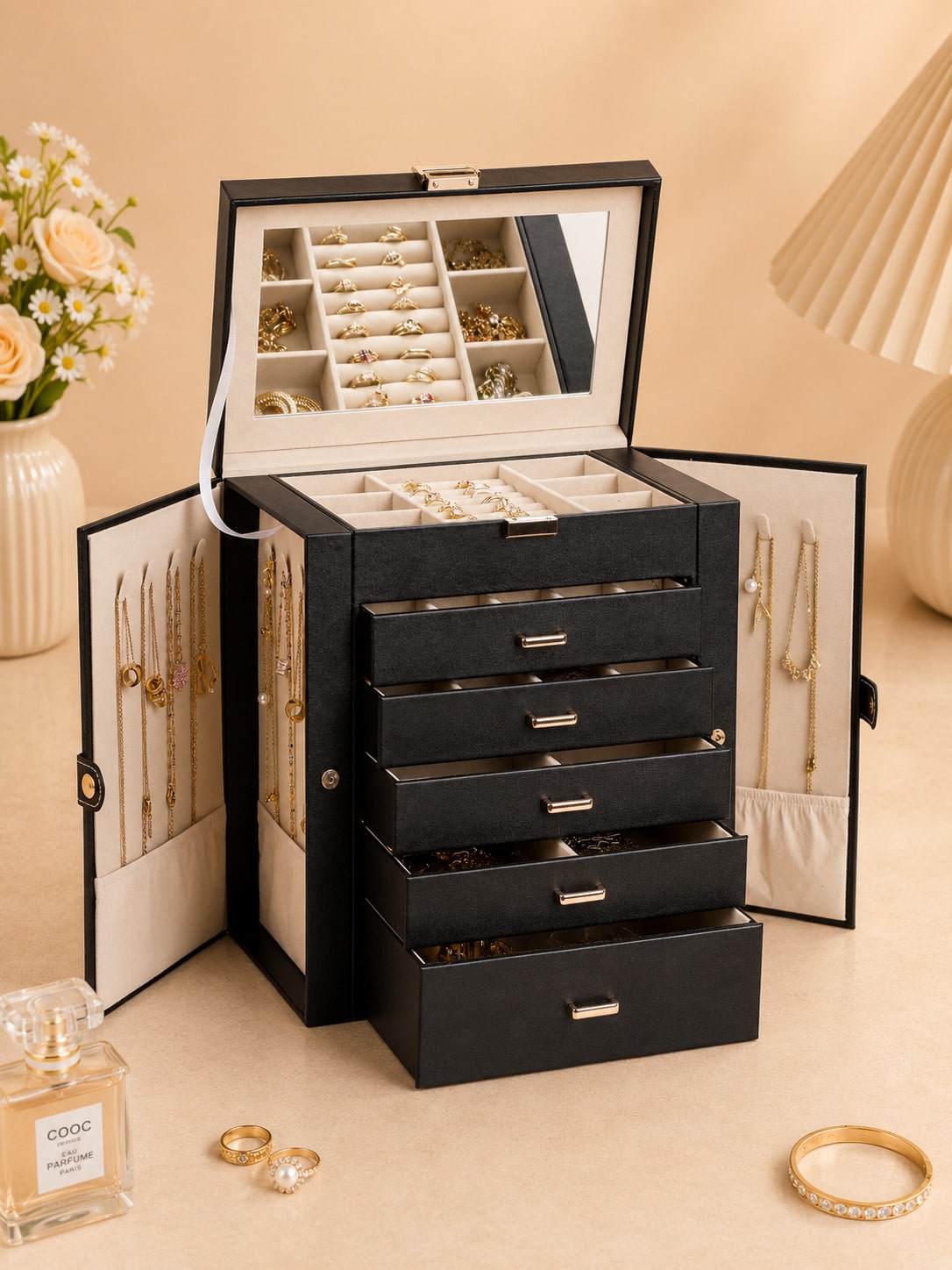 1 szt. Duży 6-warstwowy organi – Women Accessories Drawer recenzja i cena