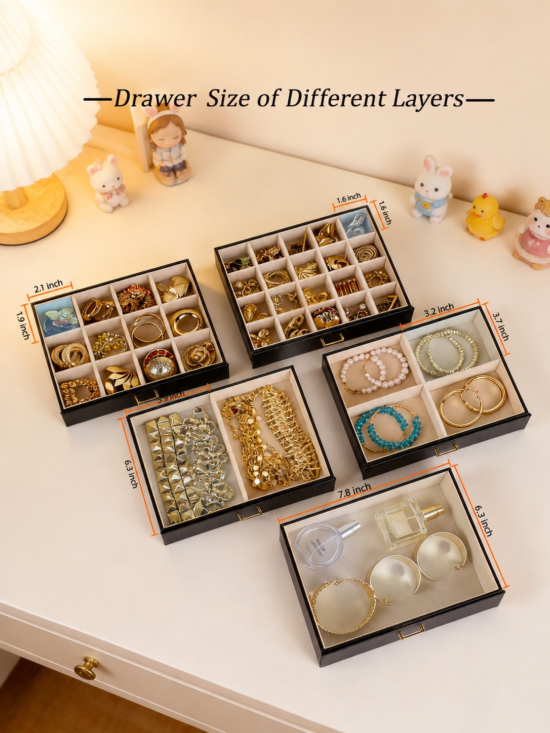1 szt. Duży 6-warstwowy organi – Women Accessories Drawer recenzja i cena