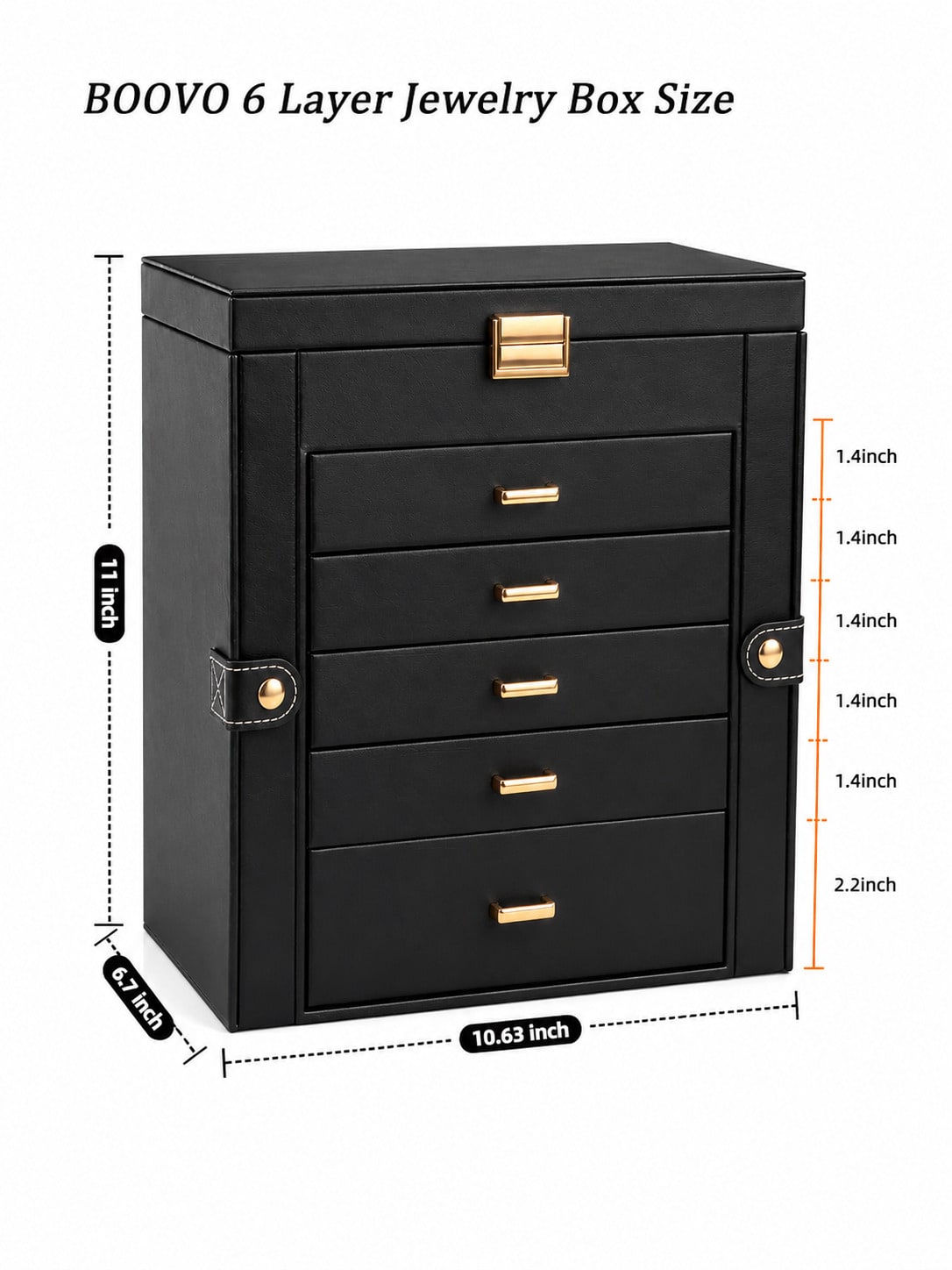 1 szt. Duży 6-warstwowy organi – Women Accessories Drawer recenzja i cena