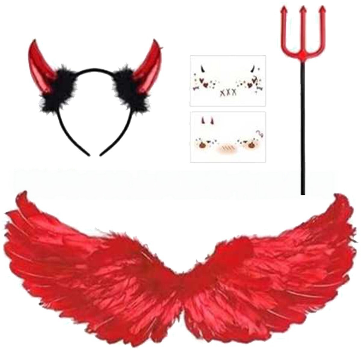 Kostium na Halloween: czerwony – Women'S Red Accessories recenzja i cena