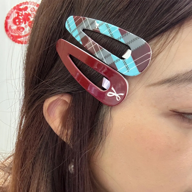2/8 szt. Czerwone spinki do wł – Women Accessories Dropshipping recenzja i cena