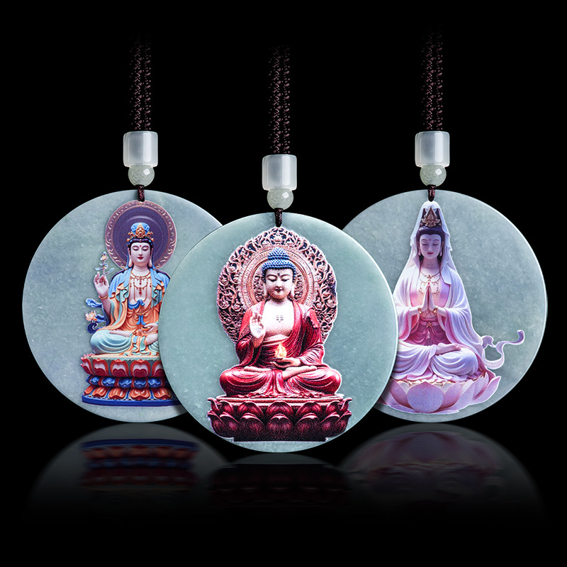 Myanmar Jadeit Guanyin Wisiore – Women'S Accessories Designer recenzja i cena