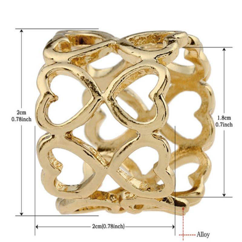 1/4 szt. Metalowe okrągłe bros – Women'S Accessories Rings recenzja i cena
