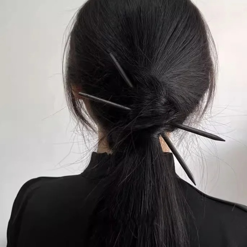Chińskie czarne drewniane spin – Hair Fork Stick recenzja i cena