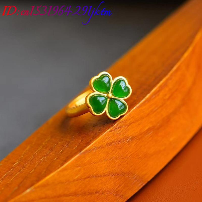 Pierścionek z naturalnego ziel – Women'S Accessories Rings recenzja i cena