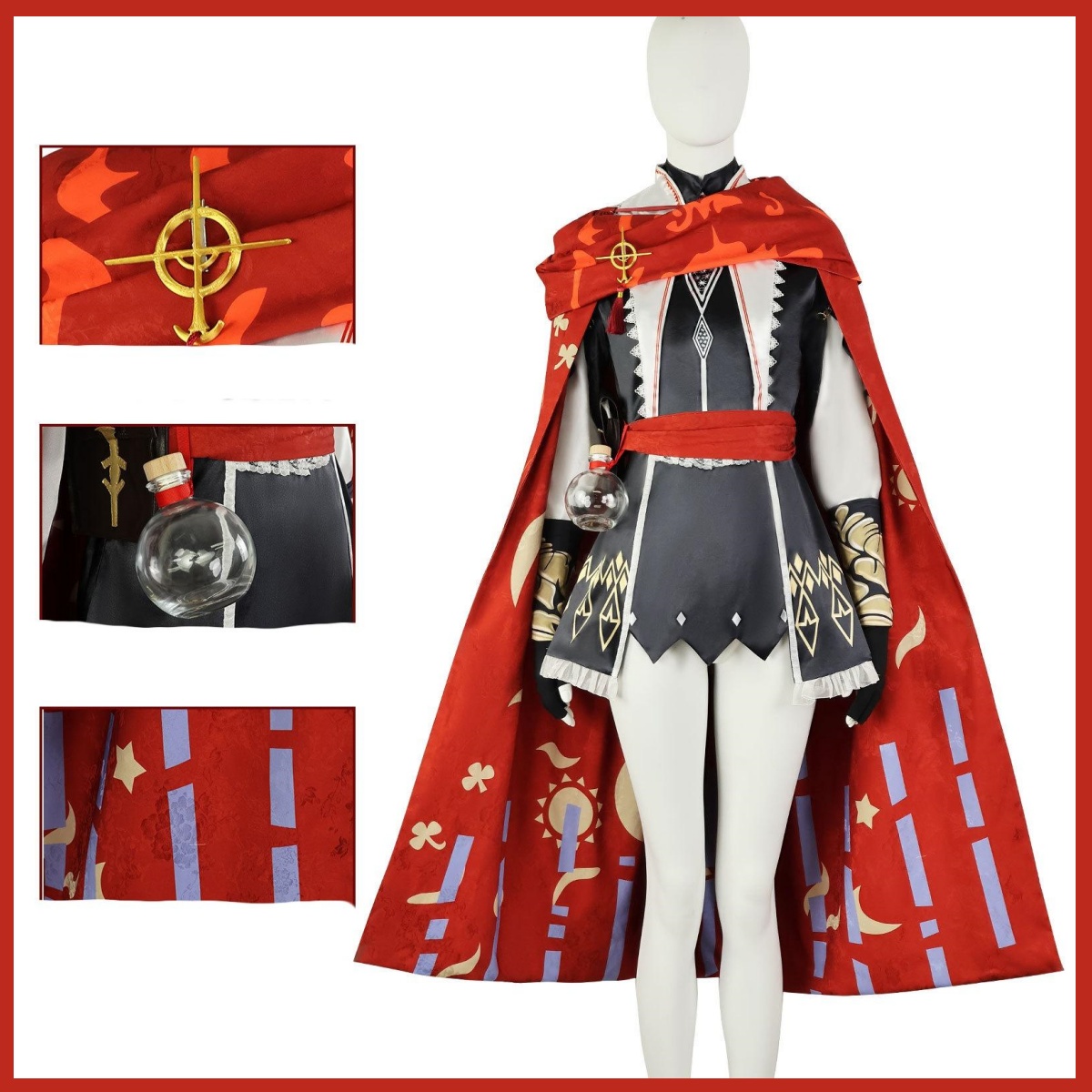 Kostium Cosplay Arknights Exus – Women'S Red Accessories recenzja i cena